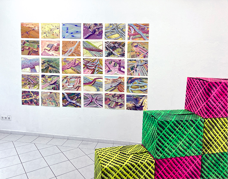 Motifs Récurrents, Galerie Toolbox, Berlin, 2024 (sculpture by Jean-Philippe Paumier)