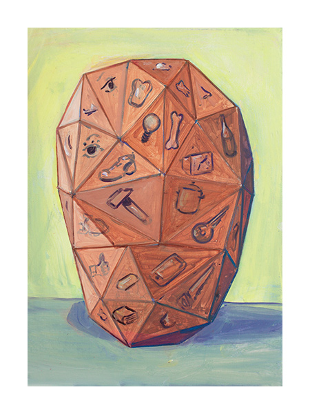 Hoofd / Head, 55 x 40 cm, 2024