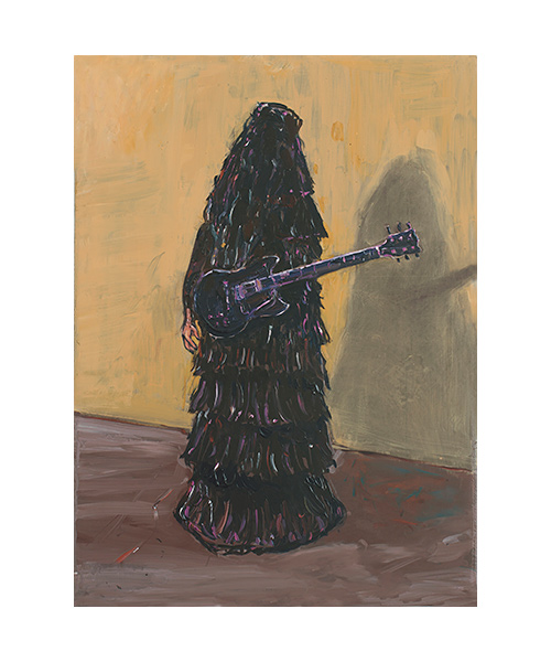 The one armed guitarist, 50 x 35 cm, 2023