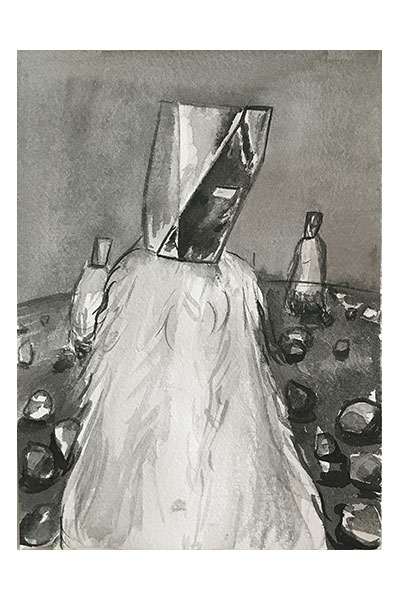 Alu, 29,5 x 21 cm, 2022