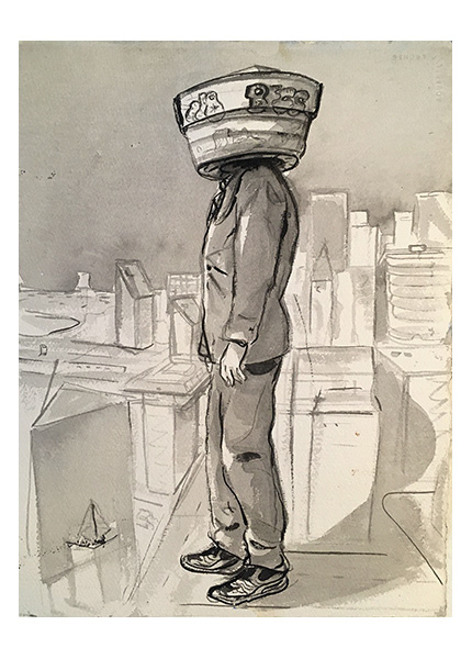 Curator, 43 x 32 cm , 2023