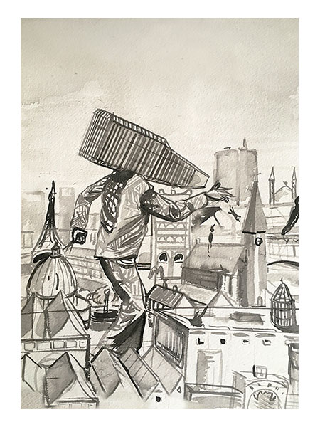 Transformer, 33 x 25 cm, 2021