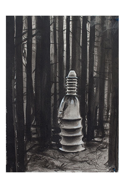 Wilde Man/ Wild Man, 28 x 20 cm, 2021